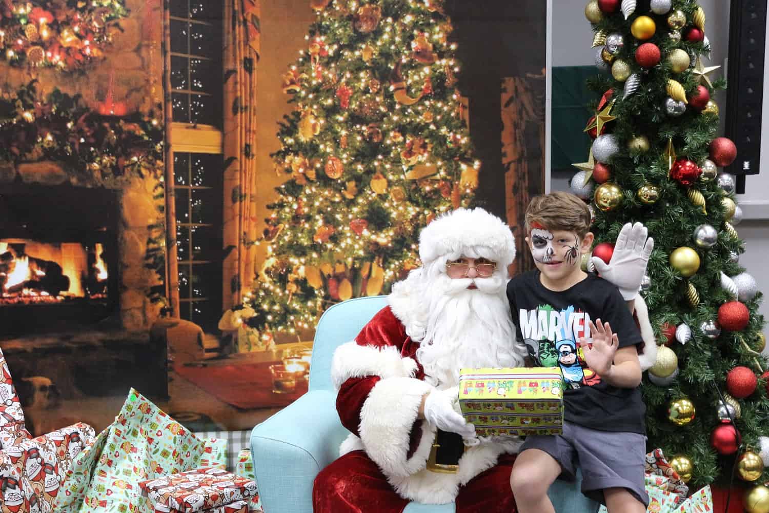 Santa with Brock
